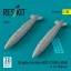 ResKit 150 gallon fuel tank AERO 1C USN & USMC for A-4 Skyhawk (2 pcs) (3D Printed)