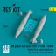ResKit 300 gallon fuel tank AERO 1D USN & USMC (2 pcs) (without fin & bobtail fin included) (A-1, A-4, A-6, A-7, S-3, EA-6A) (3D Printed)