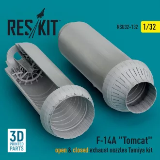   ResKit F-14A Tomcat open & closed exhaust nozzles Tamiya kit (3D Printed)