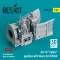 ResKit AH-1G Cobra gearbox with doors for ICM kit (3D Printed)