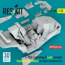 ResKit F-35A Lightning II Late cockpit (Hyperdetailed edition) for Italeri / Academy kit (3D Printed)