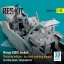 ResKit Mirage 2000D cockpit (Detailed edition) for Kitty Hawk / Zimimodel kit (3D Printed)