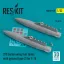 ResKit 370 Gallon wing fuel tanks with pylons (type 2) for F-16 (A/B/C/D/E/F/I) (2 pcs) (3D Printed)