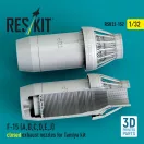 ResKit F?15 Eagle/Strike Eagle (A,B,C,D,E early,J) F100-PW-220 closed exhaust nozzles for Tamiya kit (3D Printed)