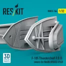 ResKit F-105 Thunderchief F.O.D. covers for ResKit RSU32-0148 (3D Printed)