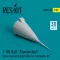 ResKit F-105 (G,D) Thunderchief nose cone with pitot tube for Trumpeter kit (3D Printed)