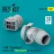 ResKit F-35B Lightning II exhaust nozzle (Short takeoff) for Trumpeter kit (3D printed)