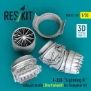 ResKit F-35B Lightning II exhaust nozzle (Short takeoff) for Trumpeter kit (3D printed)