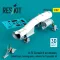 ResKit A-7E Corsair II air intakes, wheel bays, landing gears, wheels for Trumpeter kit (3D Printed)
