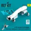 ResKit A-7E Corsair II air intakes, wheel bays, landing gears, wheels for Trumpeter kit (3D Printed)