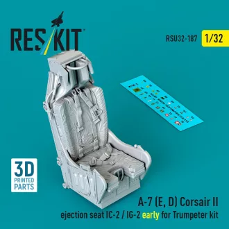   ResKit A-7 (E, D) Corsair II ejection seat IC-2 / IG-2 early for Trumpeter kit (3D Printed)