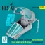 ResKit A-7E Corsair II early cockpit (Basic edition with 3D decals) for Trumpeter kit (3D Printed)