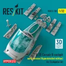 ResKit A-7E Corsair II early cockpit (Hyperdetailed edition) for Trumpeter kit (3D Printed)