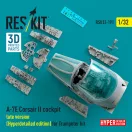 ResKit A-7E Corsair II late cockpit (Hyperdetailed edition) for Trumpeter kit (3D Printed)