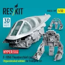 ResKit F-105G Thunderchief cockpit (Hyperdetailed edition) for Trumpeter kit (3D Printed)