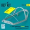 ResKit F-35A Lightning II closed canopy frame for Italeri / Academy kit (3D Printed)