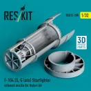 ResKit F-104 (S, G late) Starfighter exhaust nozzle for Italeri kit (3D Printed)