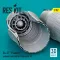 ResKit Su-27 Flanker exhaust nozzles for Trumpeter kit (3D Printed)