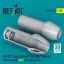 ResKit F/A-18 Super Hornet/EA-18G Growler exhaust nozzles type 1 for Trumpeter kit (3D Printed)