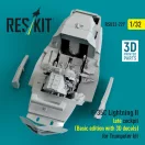 ResKit F-35C Lightning II late cockpit (Basic edition with 3D decals) for Trumpeter kit (3D Printed)