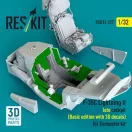 ResKit F-35C Lightning II late cockpit (Basic edition with 3D decals) for Trumpeter kit (3D Printed)
