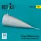 ResKit Mirage 2000B nose cone for Kitty Hawk / Zimimodel kit (3D Printed)