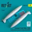 ResKit Tornado F3/GR1/GR4 1500L underwing fuel tanks (riveted) (RAF/RSAF) (2 pcs) (3D Printed)