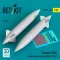 ResKit Tornado 2250L underwing fuel tanks (RAF, RSAF) (2 pcs) (3D Printed)