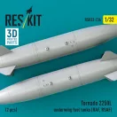 ResKit Tornado 2250L underwing fuel tanks (RAF, RSAF) (2 pcs) (3D Printed)
