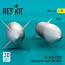 ResKit Tornado 2250L underwing fuel tanks (RAF, RSAF) (2 pcs) (3D Printed)