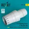 ResKit F-16 Fighting Falcon (F100-PW-220) open exhaust nozzle for Academy / AFV Club kit (3D Printed)