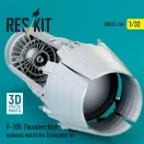ResKit F-105 Thunderchief exhaust nozzle for Trumpeter kit (3D Printed)