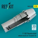 ResKit F-105 Thunderchief exhaust nozzle for Trumpeter kit (3D Printed)