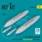 ResKit F-14 Tomcat external fuel tanks 1000l (early and late) with pylons (2pcs) (3D Printed)