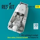 ResKit ?F-35B Lightning II cockpit (Basic edition, 3D decals included) (3D Printed) for Trumpeter