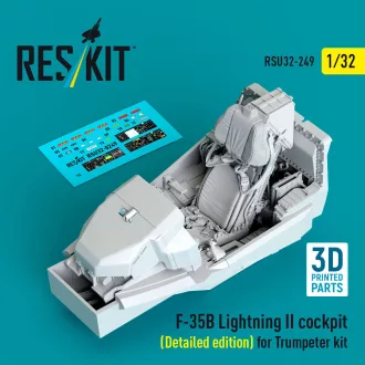   ResKit ?F-35B Lightning II cockpit (Detailed edition) (3D Printed) for Trumpeter