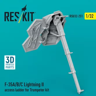   ResKit F-35A/B/C Lightning II access ladder for Trumpeter kit (3D Printed)