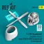 ResKit P-47M Thunderbolt propeller (1 pcs), engine (P&W R-2800) & engine hood (3D Printed) for Hasegawa