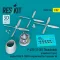 ResKit P-47D (11-30) Thunderbolt propellers (3 pcs), engine (P&W R-2800) & engine hood (3D Printed) for Trumpeter
