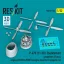 ResKit P-47D (11-30) Thunderbolt propellers (3 pcs), engine (P&W R-2800) & engine hood (3D Printed) for Trumpeter