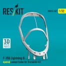 ResKit F-35B Lightning II opened canopy frame (3D Printed) for Trumpeter