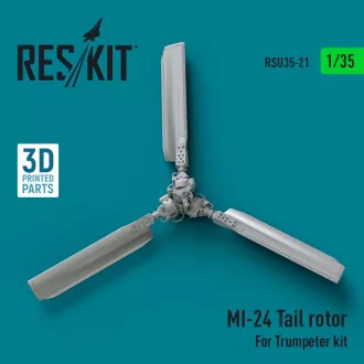 ResKit Mi-24 tail rotor for Trumpeter kit (3D printed)