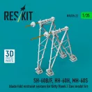 ResKit SH-60B/F, HH-60H, MH-60S blade fold restraint system (3D Printed) Kitty Hawk / Zimi Model