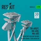 ResKit SH-60B/F, HH-60H, MH-60S blade fold restraint system (3D Printed) Kitty Hawk / Zimi Model