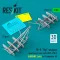 ResKit Mi-8 Hip weapon mounting frame with BD3-57KrV (UKRAINE Late) for Trumpeter kit (2 pcs) (3D Printed)