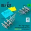 ResKit Mi-8 Hip weapon mounting frame with BD3-57KrV (UKRAINE Late) for Trumpeter kit (2 pcs) (3D Printed)