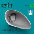 ResKit SH-60F, SH-60B, MH-60R exhaust (3D Printed) for Kitty Hawk / Zimi Model