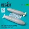ResKit 230 gallon fuel tanks (AFMS) for AH-64, MH-60L, UH-60A, HH-60 (2 pcs) (3D Printed)