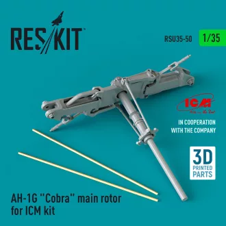 ResKit AH-1G Cobra main rotor for ICM kit (3D Printed)