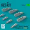 ResKit AH-64 Apache late pylons for Meng kit (3D Printed)